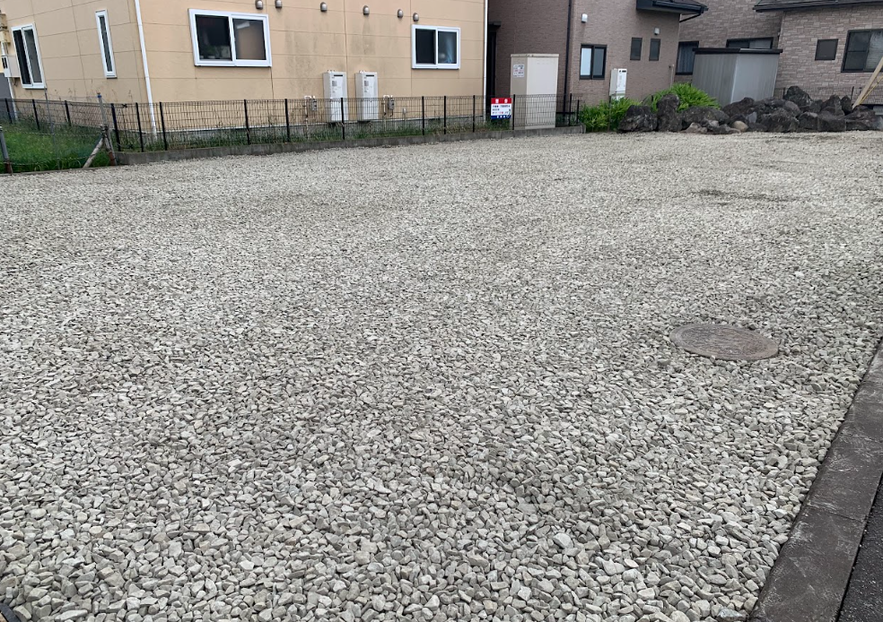 砂利敷き